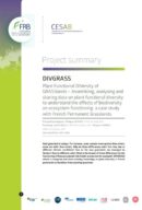 Divgrass | Assembler, analyser et partager des données sur la diversité fonctionnelle végétale afin de comprendre les effets de la biodiversité sur le fonctionnement des écosystèmes