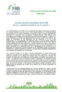 Les solutions fondées sur la nature