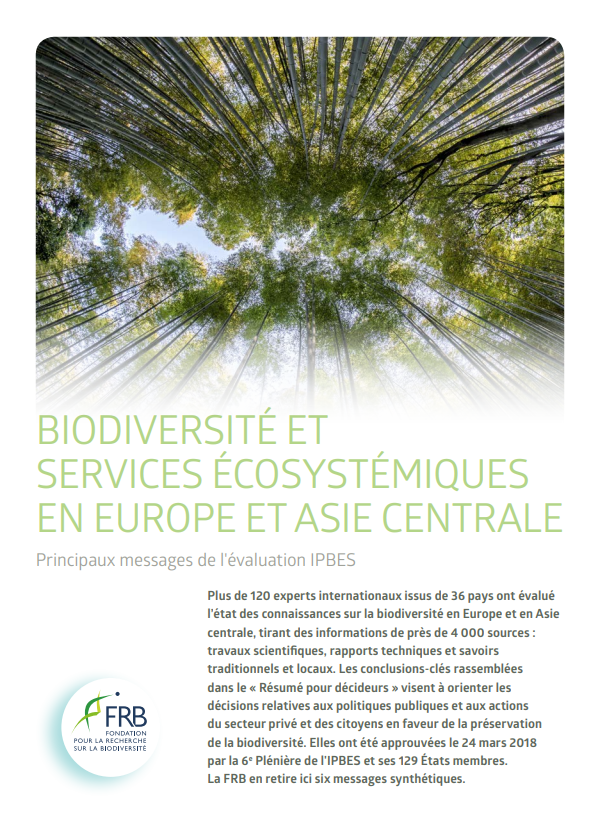 Biodiversité et services écosystémiques en Europe et Asie centrale, les principaux messages de l’évaluation IPBES