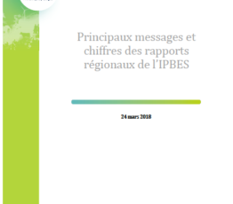 Sortie des rapports régionaux de l’Ipbes