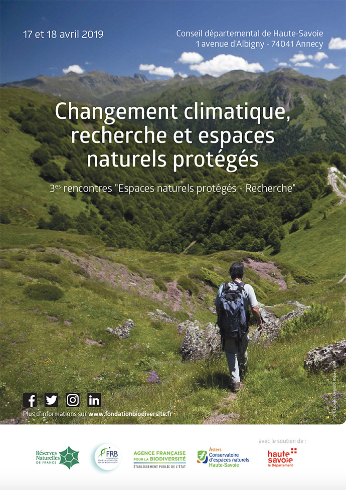 3es Rencontres espaces naturels protégés et recherche