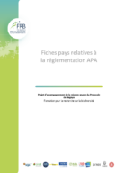 Des fiches pays relatives à la réglementation APA