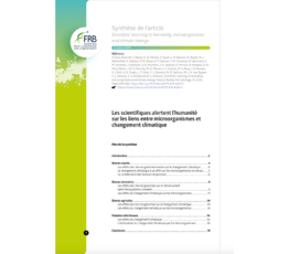 Les scientifiques alertent l’humanité sur les liens entre microorganismes et changement climatique
