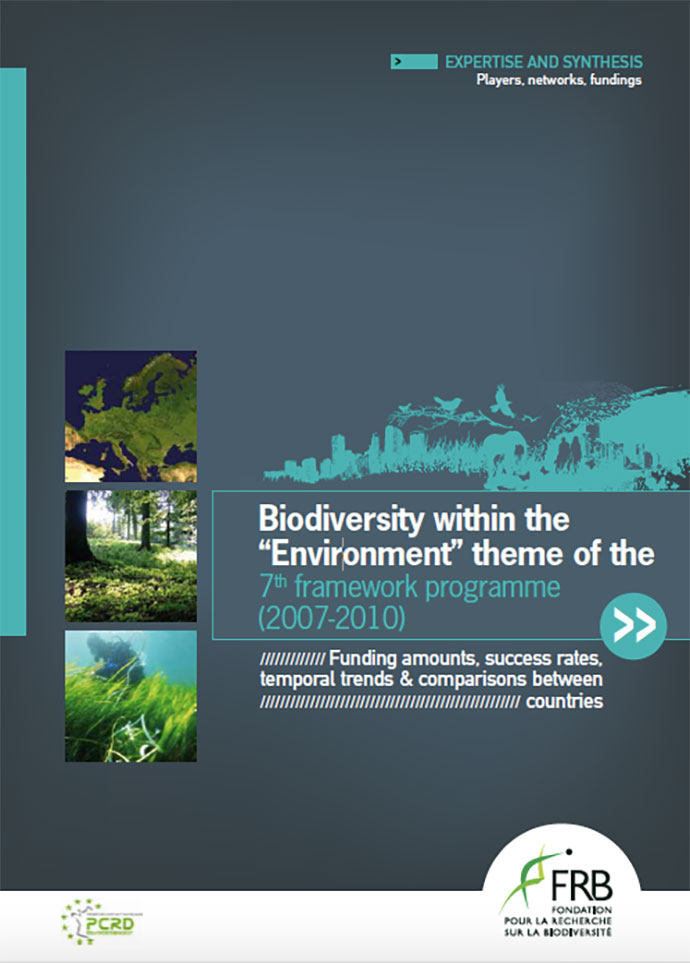 Biodiversity within the “Environment” theme of the 7th framework programme (2007-2010)