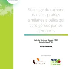Stockage du carbone dans les prairies similaires à celles qui sont gérées par les aéroports