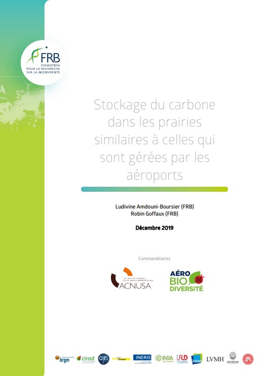 Stockage du carbone dans les prairies similaires à celles qui sont gérées par les aéroports