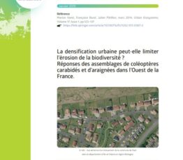 La densification urbaine est-elle favorable au maintien de la biodiversité ?