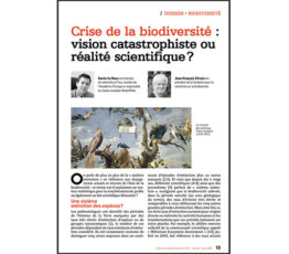 [Publication] Crise de la biodiversité : vision catastrophiste ou réalité scientifique ?