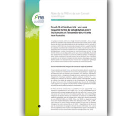 [Covid-19 et biodiversité] La FRB et son Conseil scientifique s’expriment