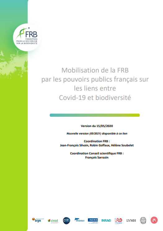 Mobilisation de la FRB par les pouvoirs publics français sur les liens entre Covid-19 et biodiversité