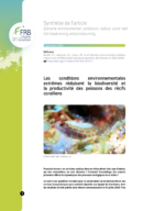 Les conditions environnementales extrêmes réduisent la biodiversité et la productivité des poissons des récifs coralliens