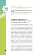 #ScienceDurable – Du déclin au rétablissement de la biodiversité : l’urbanisation et l’avenir de la conservation de la biodiversité