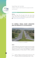 Un meilleur réseau routier amazonien pour les habitants et l’environnement