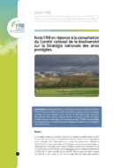 Note FRB en réponse à la consultation du Comité national de la biodiversité sur la Stratégie nationale des aires protégées