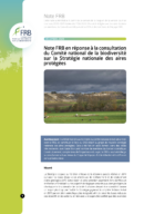 Note FRB en réponse à la consultation du Comité national de la biodiversité sur la Stratégie nationale des aires protégées