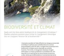 Biodiversité et climat