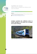 Analyse spatiale des collisions entre la faune sauvage et les trains sur le réseau ferroviaire tchèque