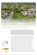 Formes urbaines et biodiversité, un état des connaissances