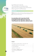 Le paradoxe de la productivité : la productivité agricole favorise l’inefficacité du système alimentaire