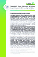 Aménagement urbain et évaluation des services écosystémiques en Île-de-France : le projet Idefese
