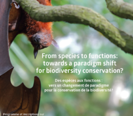 [FRB-CESAB] From species to functions: towards a paradigm shift for biodiversity conservation?