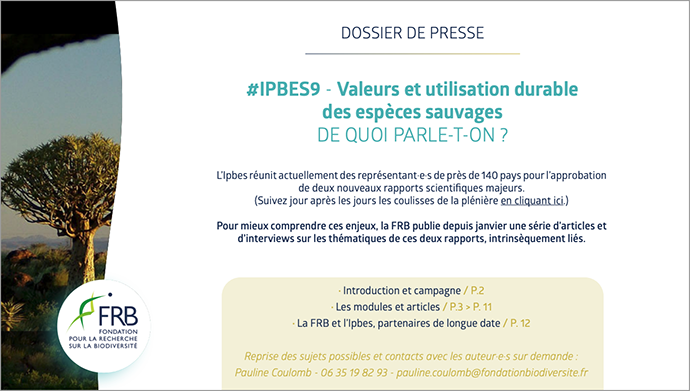 #IPBES9 – Valeurs et utilisation durable des espèces sauvages : de quoi parle-t-on ?