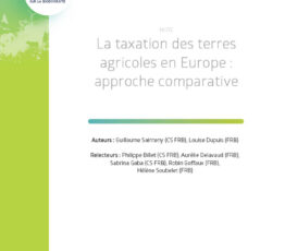Taxation of Agricultural Land in Europe: A Comparative Approach