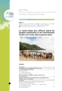 La conservation plus efficace quand les peuples autochtones et les communautés locales sont inclus dans la gouvernance