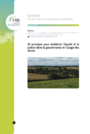 Dix principes pour améliorer l’équité et la justice dans la gouvernance et l’usage des terres