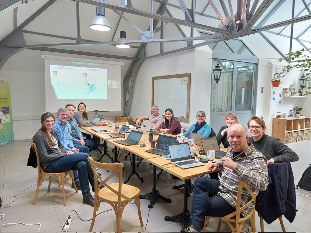 Le groupe Navidiv pendant leur workshop en janvier 2023