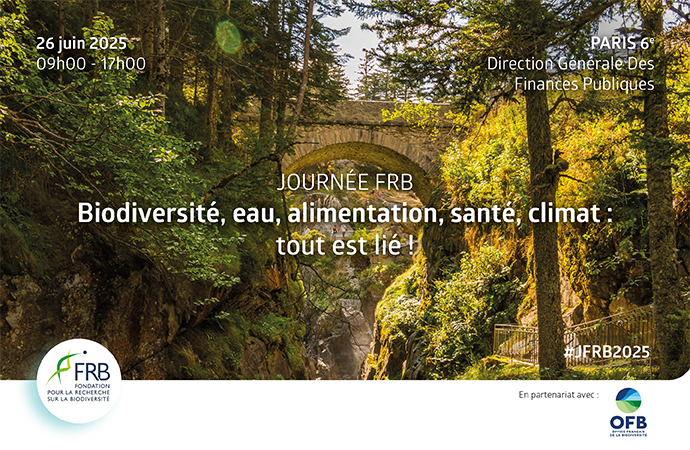 [Journée FRB 2025]  Biodiversité, eau, alimentation, santé, climat : tout est lié !
