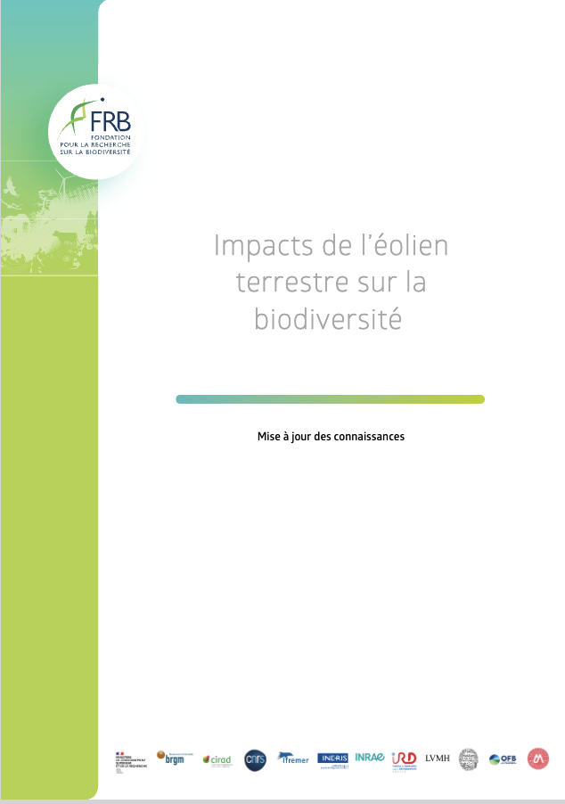 Impacts de l’éolien terrestre sur la biodiversité. Mise à jour des connaissances