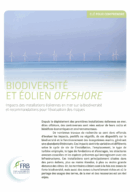 Impacts de l’éolien offshore sur la biodiversité et recommandations pour l’évaluation des risques. Clé pour comprendre