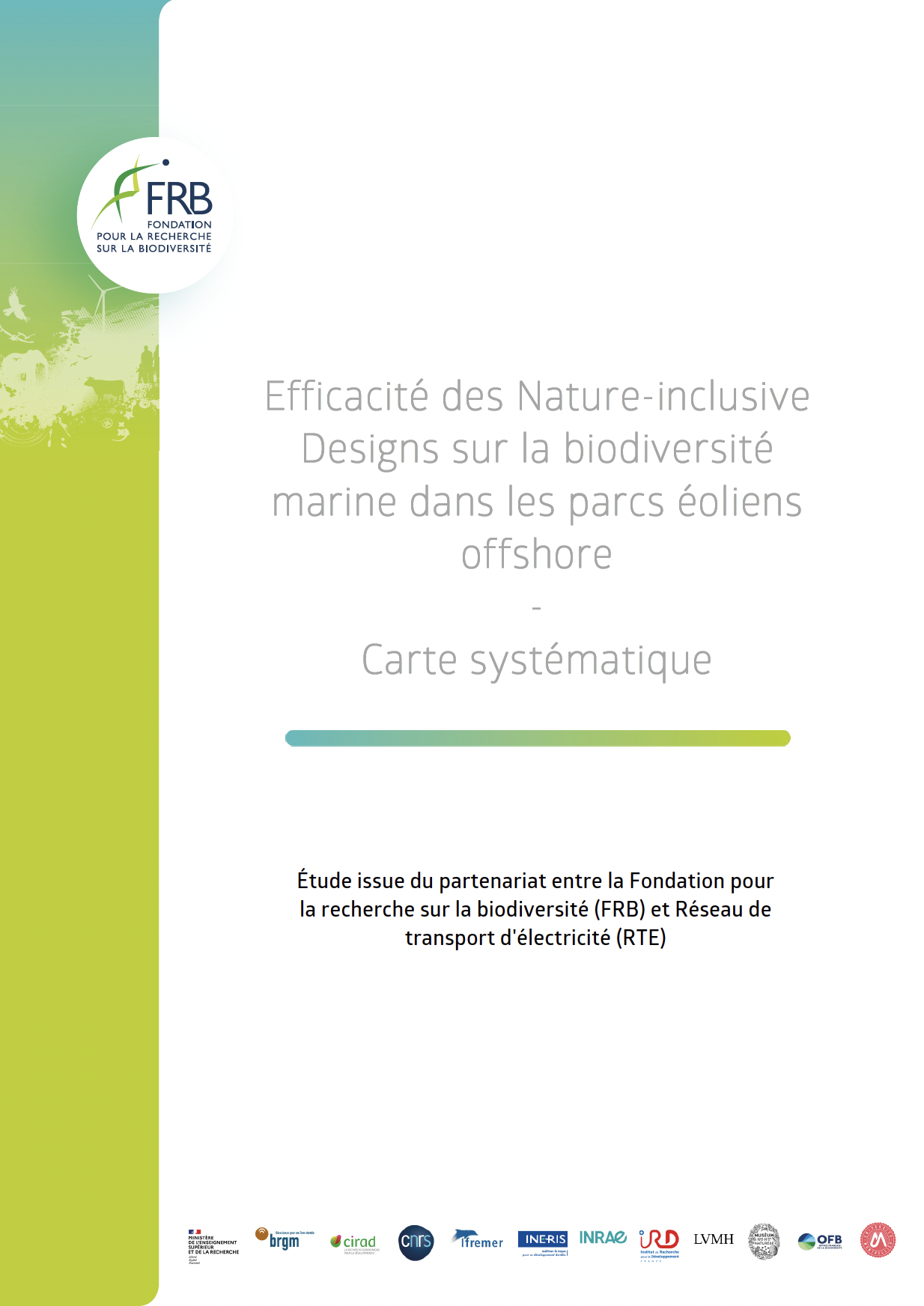 Efficacité des Nature-inclusive Designs sur la biodiversité marine dans les parcs éoliens offshore : Carte systématique