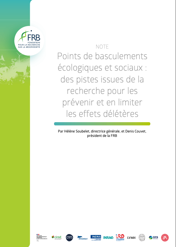 Points de basculements écologiques et sociaux : des pistes issues de la recherche pour les prévenir et en limiter les effets délétères