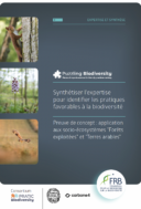Puzzling Biodiversity : Synthétiser l’expertise pour identifier les pratiques favorables à la biodiversité