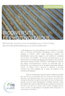 Efficacité des solutions et bonnes pratiques mises en place pour limiter l’impact de la production au sol d’énergie photovoltaïque sur la biodiversité animale terrestre. Clé pour comprendre