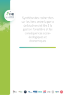 Synthèse des recherches sur les liens entre la perte de biodiversité liée à la gestion forestière et les conséquences socio-écologiques et économiques